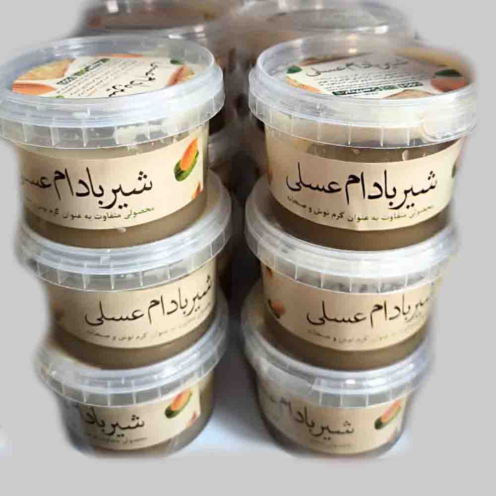 شیر بادام عسلی سپیدار